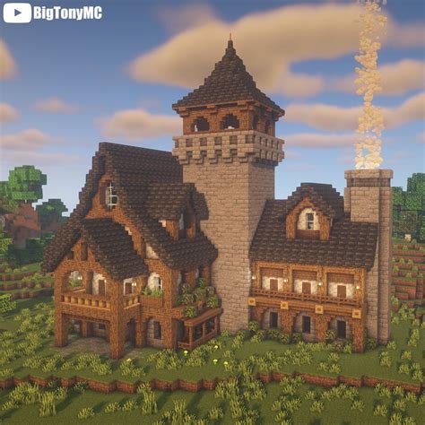 minecraft medieval mansion